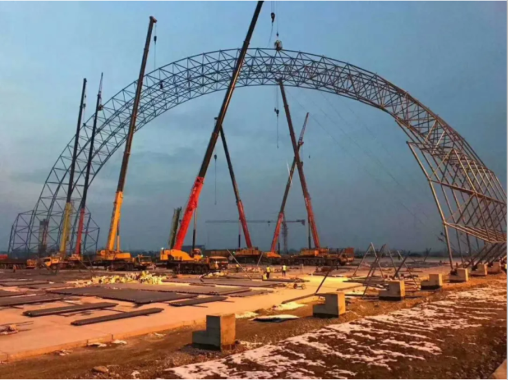 新疆新連心網架項目工程案例展示圖 新疆新連心網架項目工程案例展示圖